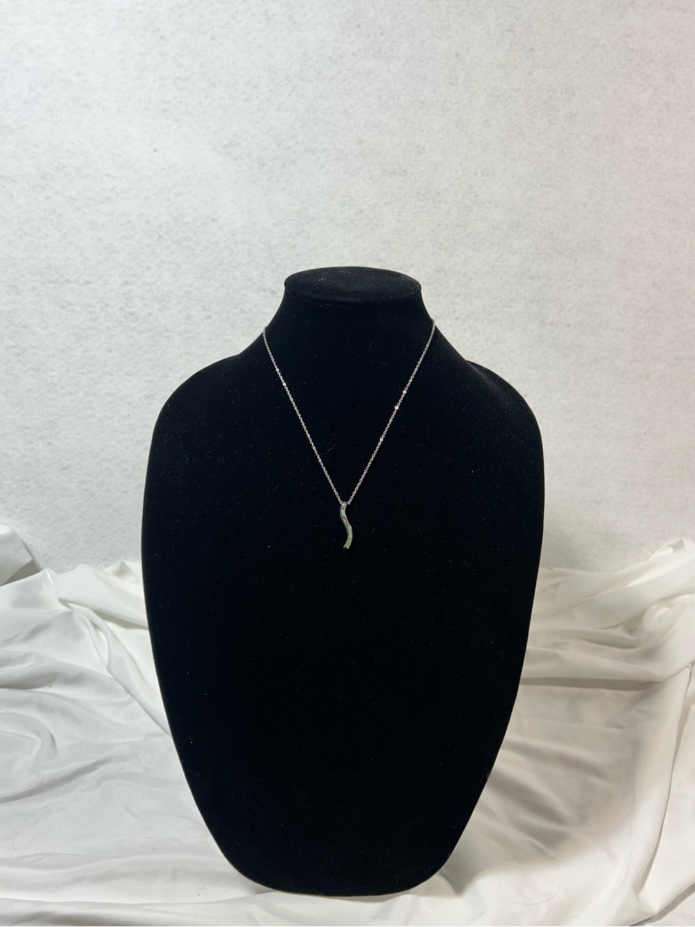 Abalone shell style silver necklace Pendant Necklace